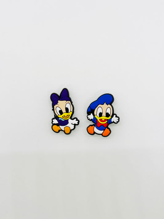 Baby Donald & Daisy Shoe Charms